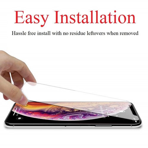 Premium Tempered Glass Screen Protector Cover for iPhone X / XS / 11 Pro - Photo 5 sur 6