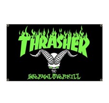 Thrasher Skateboard Flag