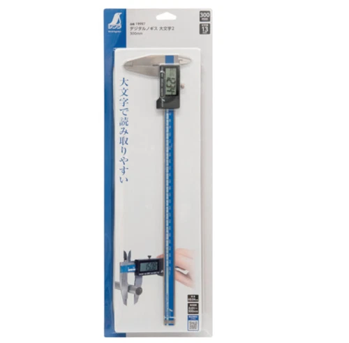 Shinwa 19997 Digital Caliper 300mm Large Display, Hold Function, Stainless Steel