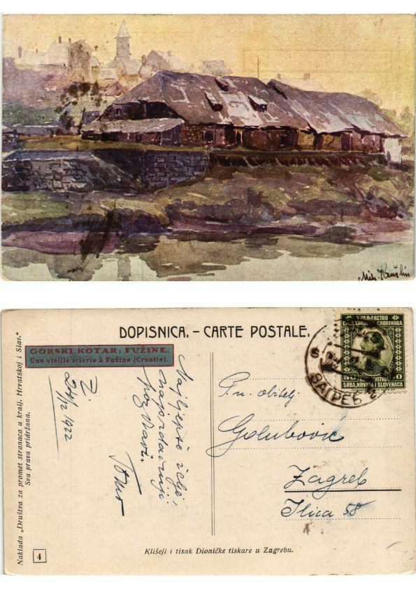 CPA AK Gorski Kotar Lika - Carte Postale Ancienne Croatie (598502)