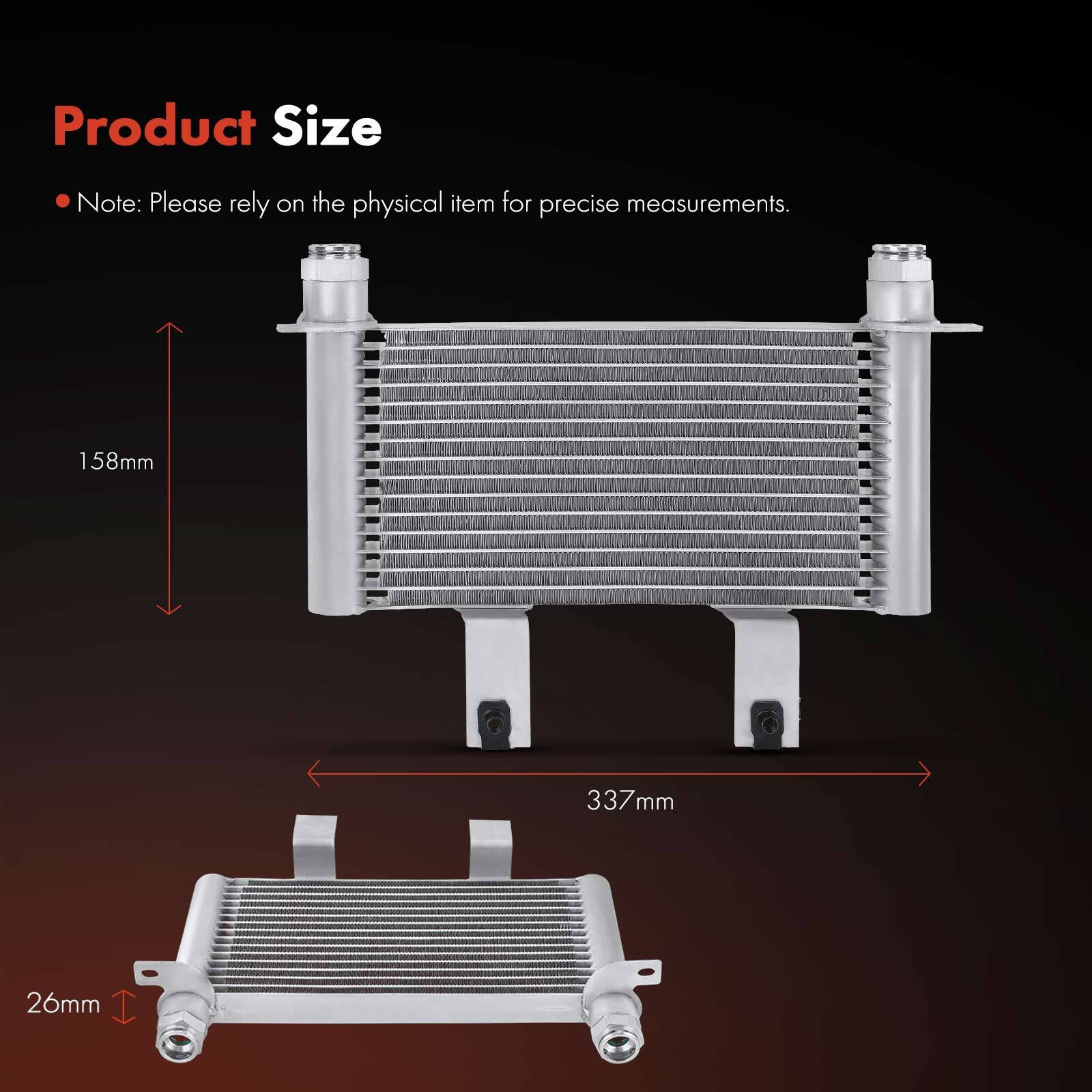 Automatic Transmission Oil Cooler for Chevy Silverado 2500 HD GMC Sierra 1500 HD