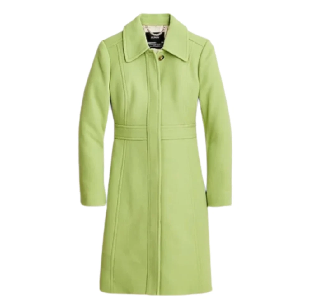 J crew lady day coat on sale green