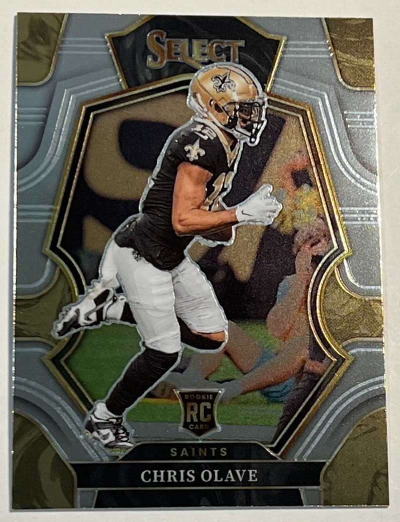 2022 Panini Select Select Football #170 Chris Olave Premier Level RC Rookie