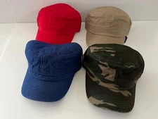 Military Cadet Army Hat Cap Patrol Castro VTG 100% Cotton Caps New W/Tags