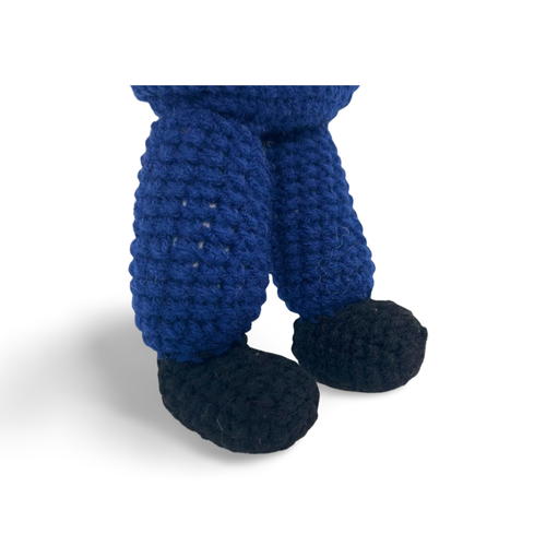 Super Mario Bros. (Luigi) 12" Handmade Crochet Plush + Keychain. Must see - Picture 8 of 12