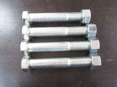 3/4-10 x 4-7/8'' Hex Bolt Steel Plated Grade 5 Cap Screw With Nut ( 4 pc )
