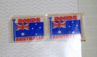 Retro Sticker - Bonds Australia - 2 stickers | eBay Australia