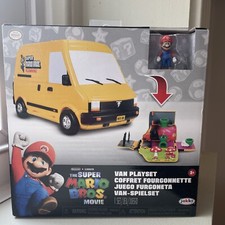 Super Mario Bros. Movie Toy Van Playset with 1.25 Mini Mario Figure