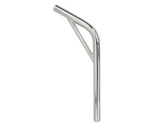 CHROME 22.2MM 7/8 SEATPOST CRO-MO BMX LAYBACK W/SUPPORT LOWRIDER CRUISER BIKE