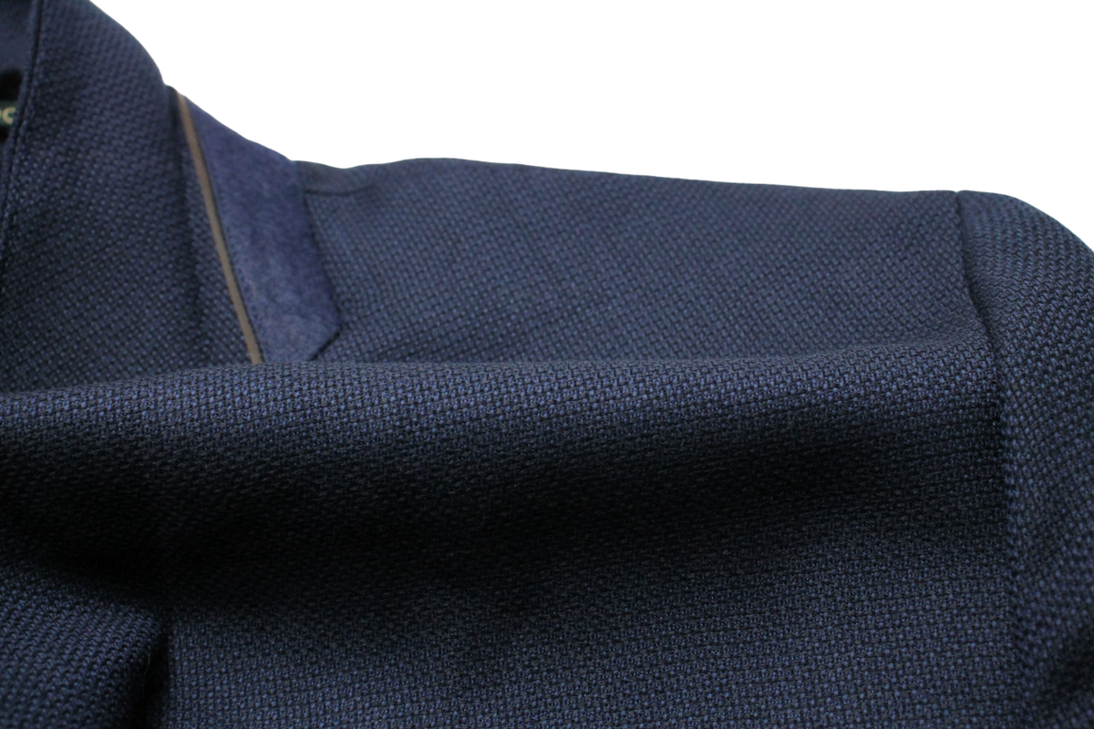 Blazer Homme Sacoor Brothers Taille 54 (UE) - Coupe Slim Super 130's, Laine Bleue - Occasion Très Bon état