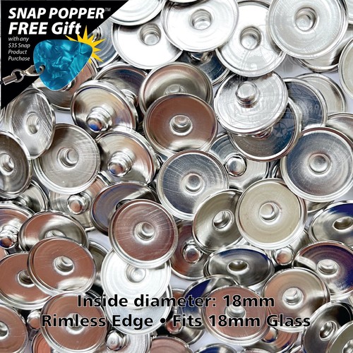 DIY Randlose 18mm Popper Style Snap Stud Base - Bild 3 von 5