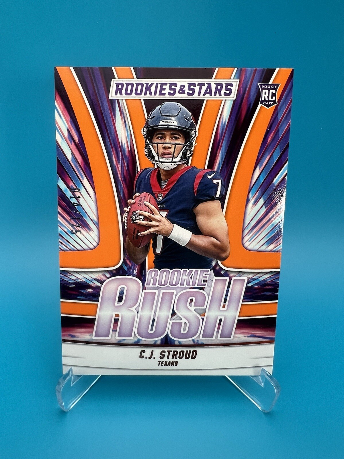 C.J. Stroud 2023 Panini Rookies & Stars /125 Rookie Rush Orange #RR-4 RC Prizm🔥