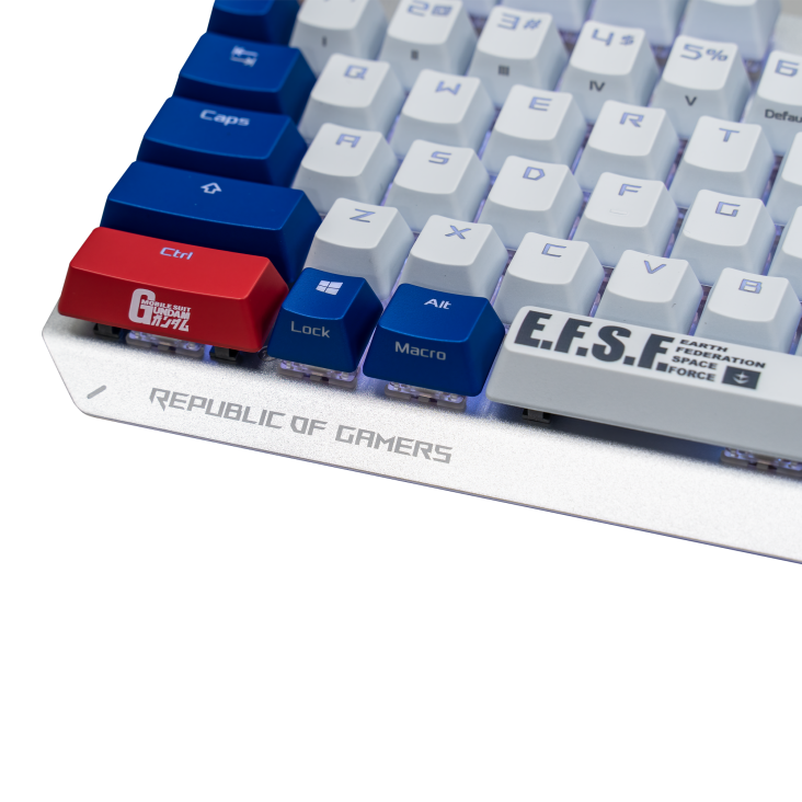 ASUS ROG Strix Scope mechanical keyboard Cherry MX Blue TKL GUNDAM ASUS ROG Strix Scope mechanical keyboard Cherry MX Blue TKL GUNDAM