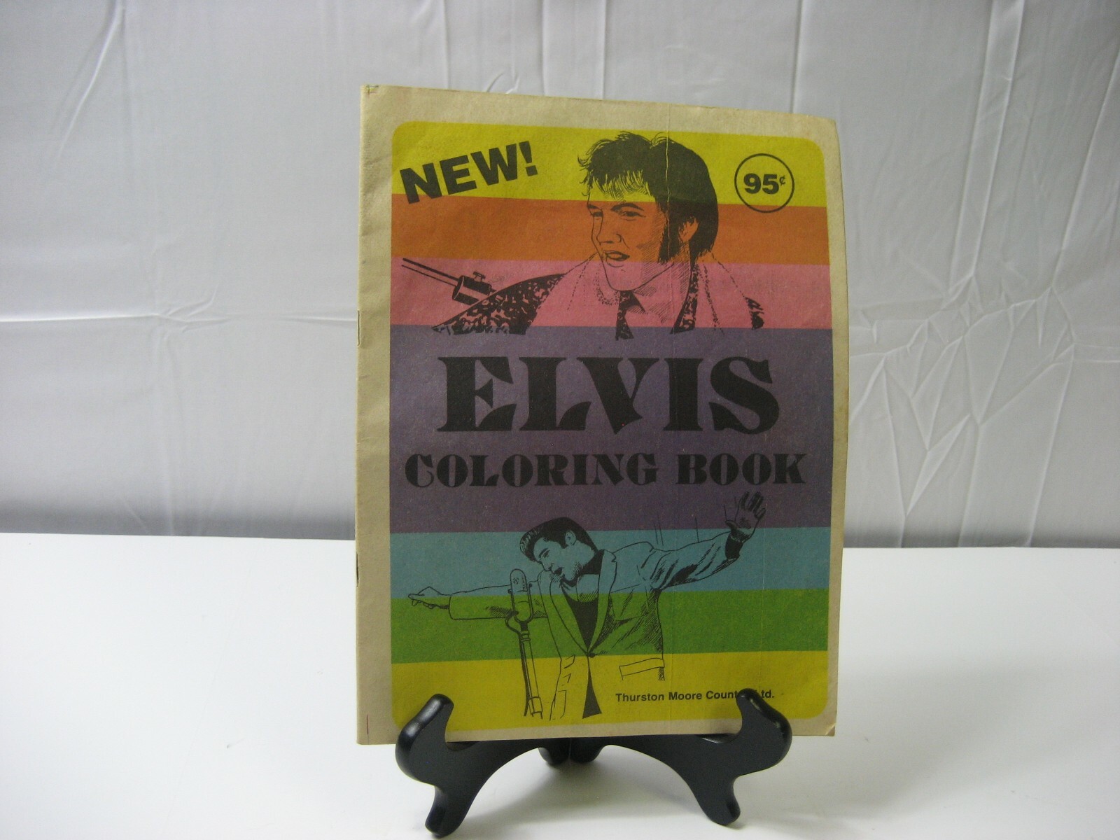 Vintage Elvis Coloring Book by Thurston Moore USA 1978 UNUSED | eBay
