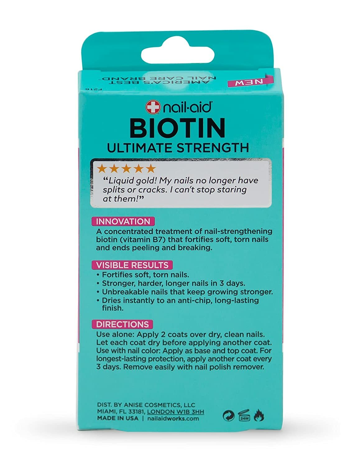 NailAid Biotin Ultimate Strength Nail Treatment & Strengthener