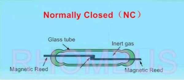 10Pcs/Lot Wired NO Wooden Door Contacts Magnetic Switch Access Control w/screws - Picture 12 of 12