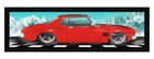 <!--F#f_0-->Holden RED HQ MONARO GTS Bar Runner. Man Cave. Australian Made<!--F/-->
