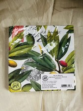 Michel Design Works Paper Luncheon Napkins  Olive Grove RARE 