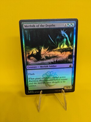 MTG Merfolk of the Depths Foil 200 Ravnica Remastered Magic