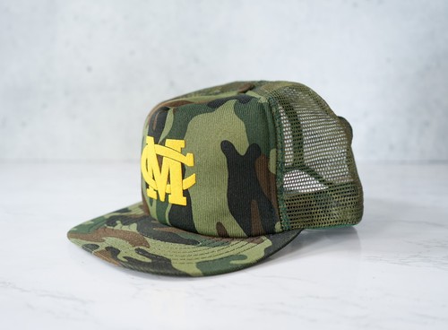 VINTAGE 1980s Camo CM TRUCKER SNAPBACK HAT-USA Made-Mesh- Farm Hunting Cap Mütze - Bild 5 von 14