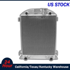 Fit 1933-1934 Ford Flathead Flat Head Engine Height 25.5 3row Aluminum Radiator Fit 1933-1934 Ford Flathead Flat Head Engine Height 25.5 3row Aluminum Radiator