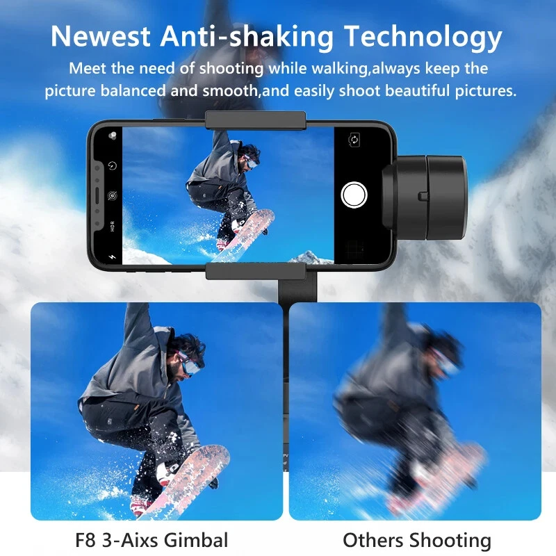 3-Axis Handheld Gimbal Stabilizer for Smartphones Anti-Shake Phone Holder - Image 4 of 4