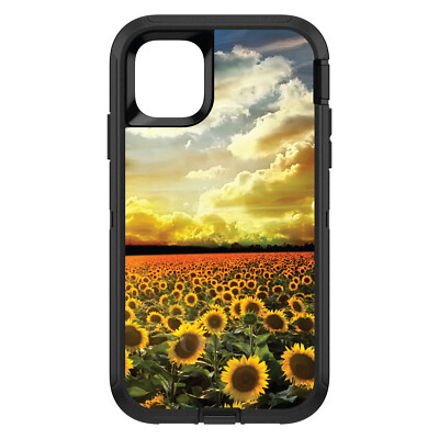 OtterBox Defender for iPhone / Samsung Galaxy - Green Blue Yellow Sunflowers