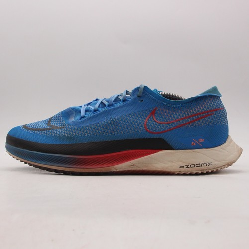 Nike ZoomX Streakfly Men's 12 Photo Blue University Red Road Racing FJ3891-406 - Picture 4 of 9