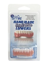 Instant Smile Handmade Cosmetic Teeth Bright White Lower Veneer 1 Size Fits Most