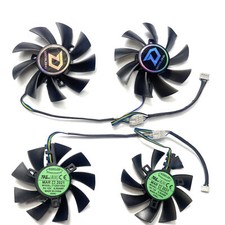 For PowerColor RX5500XT 5600XT 5700 5700XT T129215BU Graphics Card Cooling Fan
