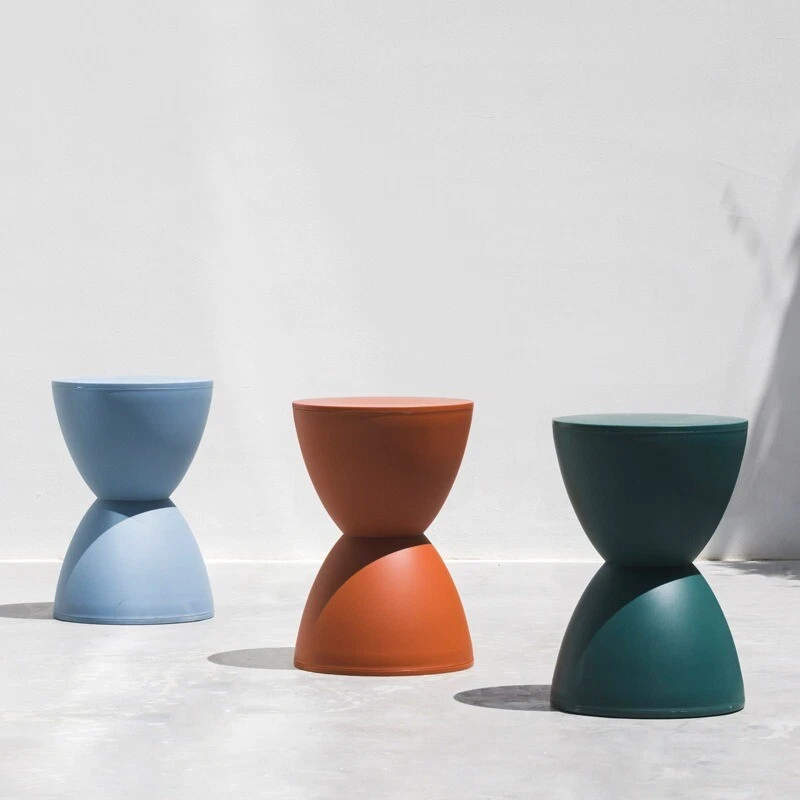 Change shoes bench Round stool Fashion thickened plastic stool waiting stool - Image 4 of 4