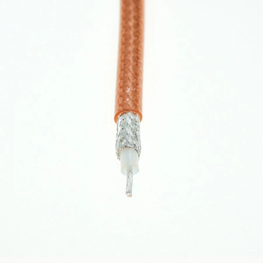 RG400 RG-400 M17/128 lot Double Shield 19 coax Coaxial Wire RF Cable 12.4GHz - Image 4 of 4