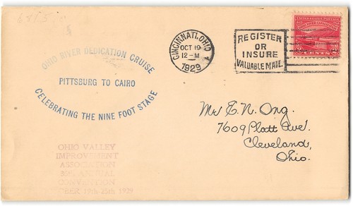 Ohio River Dedication Cruise, 1929