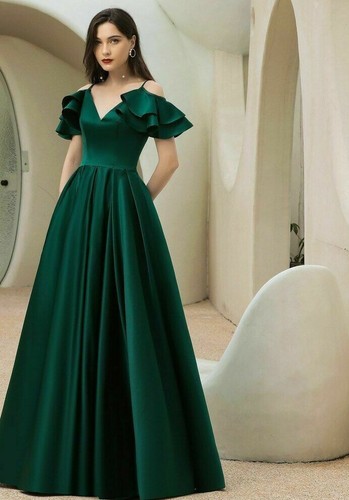 Dark Green Wedding Dresses Gown A Line 