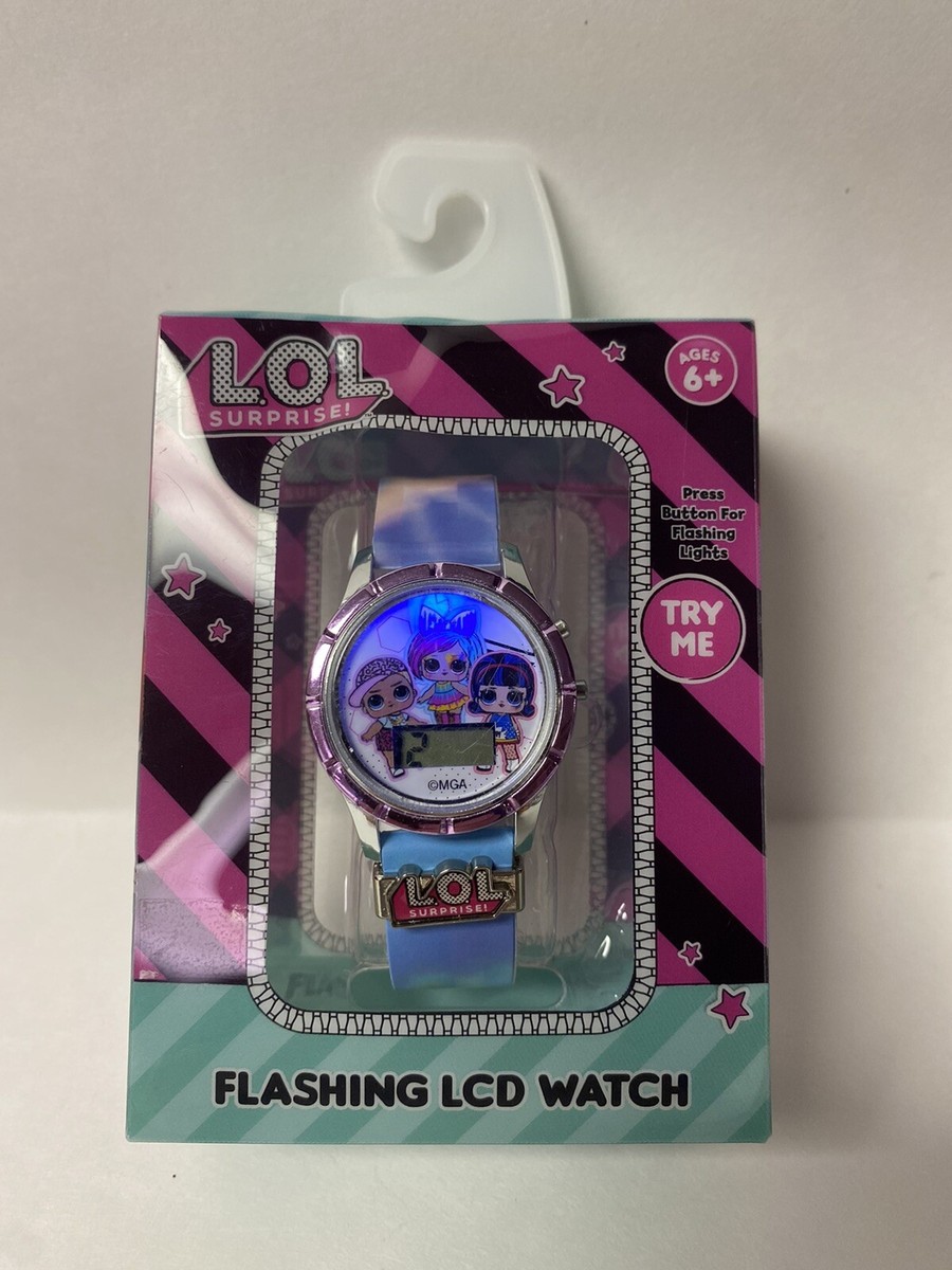 LOL Surprise Kids Girls DIGITAL WATCH w LCD Flashing Blinking