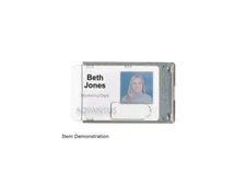 Advantus 76416 - Rigid Two-Badge Blocking Smart Card Holder, 3 3/8 x 2 1/8, Clea
