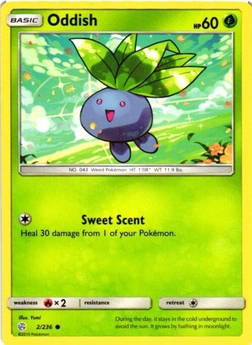 1995 oddish pokemon card value Pokémon Oddish 1995 1st Eddtion 2 Star