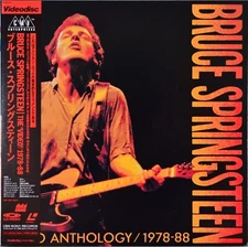 BRUCE SPRINGSTEEN VIDEO ANTHOLOGY/1978-88' Laserdisc JAPAN LD w/OBI