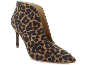womens leopard booties