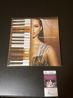 ALICIA KEYS SIGNED AUTOGRAPH VINYL RECORD ALBUM THE DIARY OF