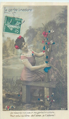 CPA GUERRE 14-18 CARTE PATRIOTIQUE 1918 POILUS De notre mutuelle et