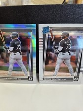 2021 Donruss Optic Rated Rookie Prizm Carolina Blue Yermin Mercedes Plus Base