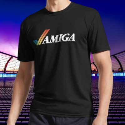 New Shirt Commodore Amiga Logo T-Shirt Funny American Usa Unisex Size S-5XL