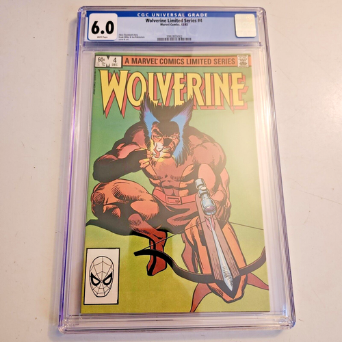 Wolverine mini series # 4 cgc 6.0 Marvel November 1982 Claremont Miller Stan