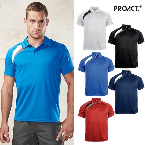 Polo Kariban Para Hombre Mangas Cortas PA457 - Ropa Deportiva Entrenamiento Camiseta | eBay