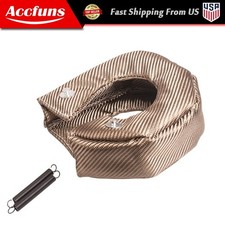 Heat Shield Barrier Turbocharger Cover Wrap T3 Titanium Fiber Turbo Blanket Heat Shield Barrier Turbocharger Cover Wrap T3 Titanium Fiber Turbo Blanket
