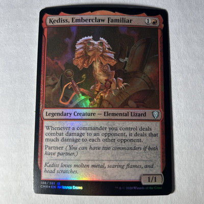 Kediss, Emberclaw Familiar #188 (Foil) (NM) Commander Legends CMR Magic MTG