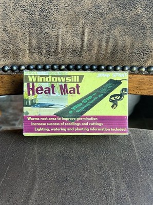 Hydrofarm Jump Start Windowsill Heat Mat 3''x20'' Warms Rooting Area of Seed Tray