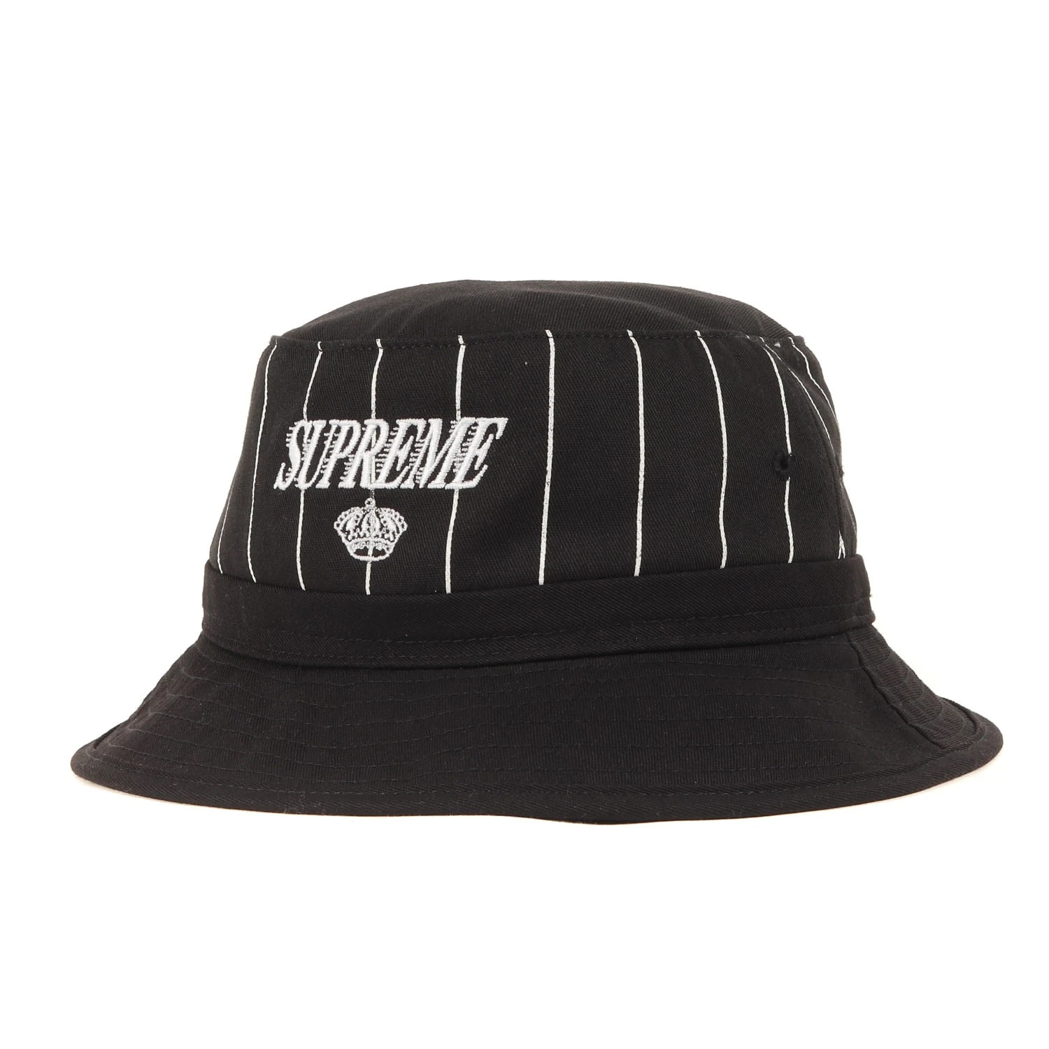 Chapeau concasseur Supreme à rayures noir M/L sangle réglable occasion