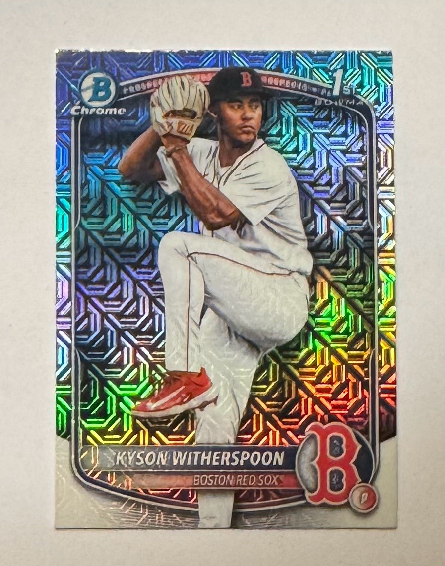 2025 Bowman Draft #BDC-29 Kyson Witherspoon Chrome MOJO Refractor